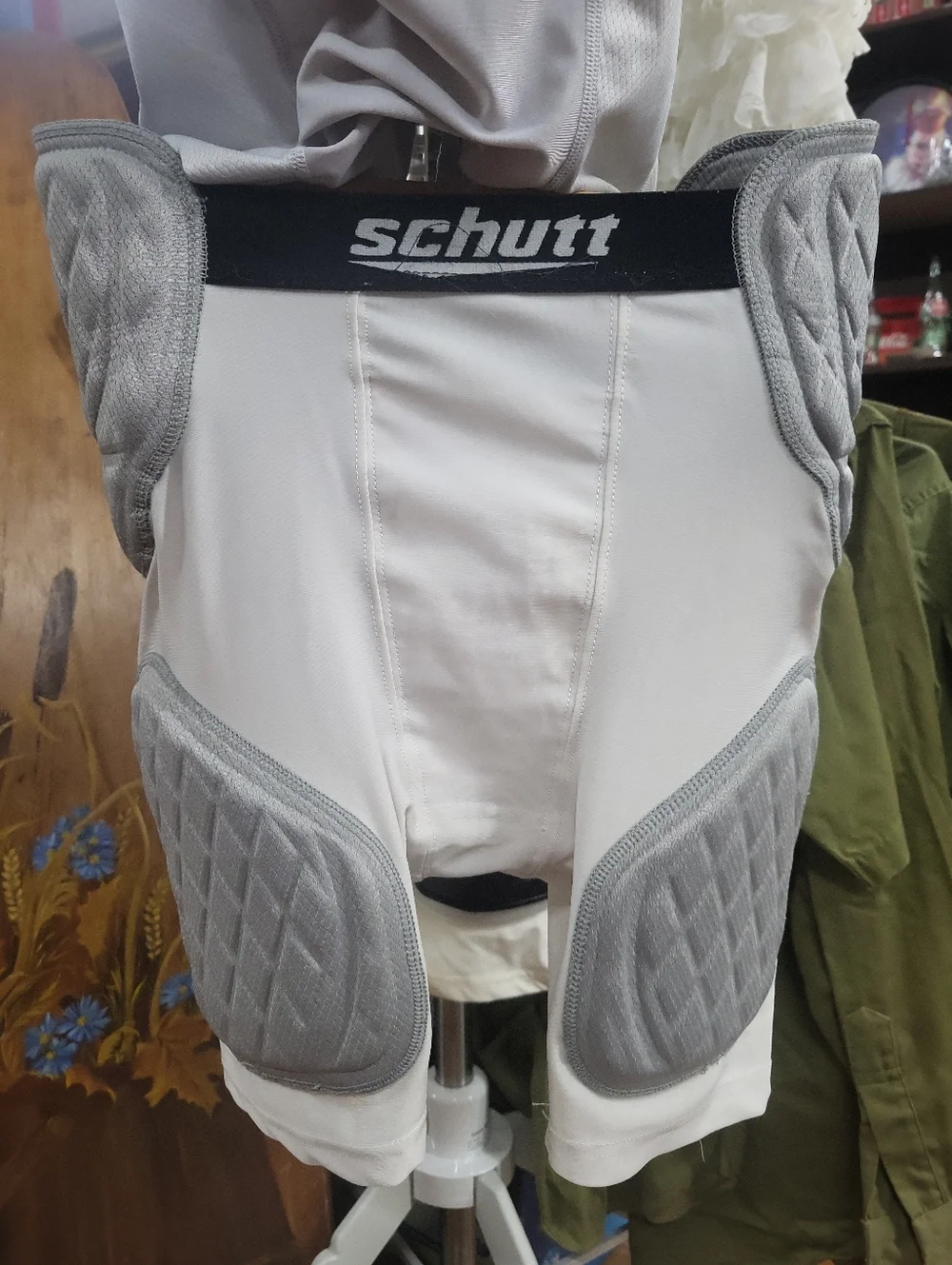 Schutt Padded Compression Football Girdle And Tshirt